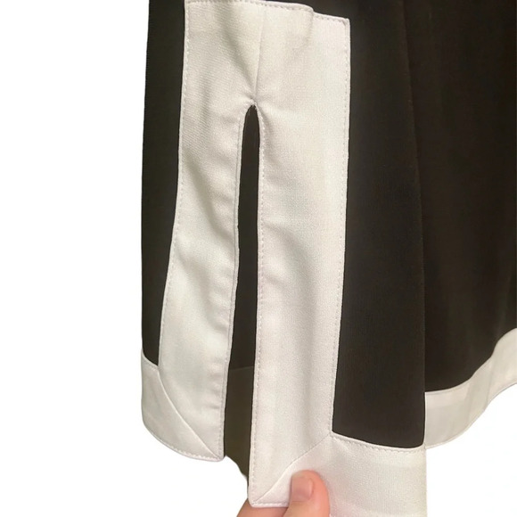 Size small Grenier Black and white sleeveless top - Picture 3 of 6